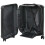 VidaXL vidaXL Suitcase Folding with Lock Black 34 x 23 x 55.5 cm ABS Plastic 4