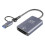 2 in 1 CF Express Type B -Kaartlezer CF Express-Kaartlezer Type B-Adapter USB 3.2 10Gbps Draagbare CF Express-Lezer 1