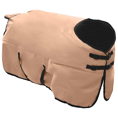 VidaXL vidaXL Horse Blanket Cappuccino 85 cm Polyester 2