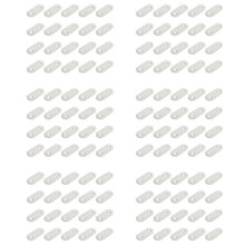 Stainless Plaques de Fixation Droites 40Mm 120Pcs