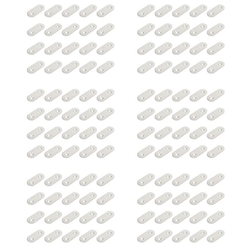Stainless Plaques de Fixation Droites 40Mm 120Pcs