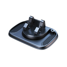 3-in-1 rotierende Aufbewahrungshalterung Upgrade - 360 einstellbarer Armaturenbrett-Handyhalter mit Nano-Gel-Basis