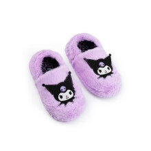 (5 UK Child) Hello Kitty Slip On Loafer Slippers (Girls Purple)