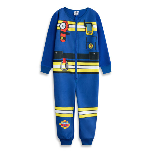 Fireman Sam (2-3 Years) Fireman Sam Onesie (Boys Blue)