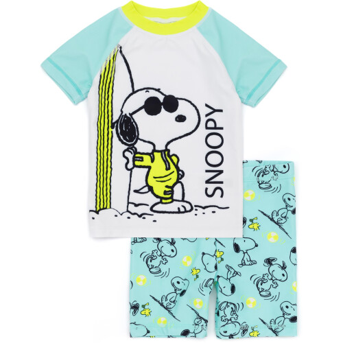 (18-24 Months) Peanuts 2 Piece Swim Set (Boys Blue)