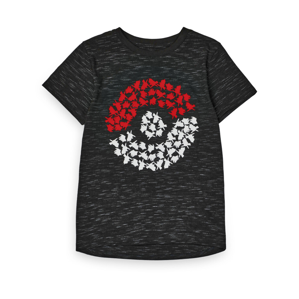 Pokémon (11-12 Years) Pokemon Short Sleeved T-Shirt (Boys Grey)