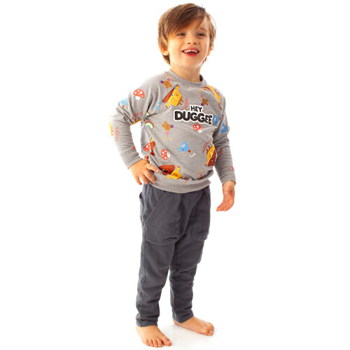 Hey Duggee (3-4 Years) Hey Duggee Sweatshirt (Boys Grey)