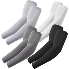 Návleky na paže (4 páry) — UV ochrana, kompresní polyester, prodyšné a odvádějící vlhkost