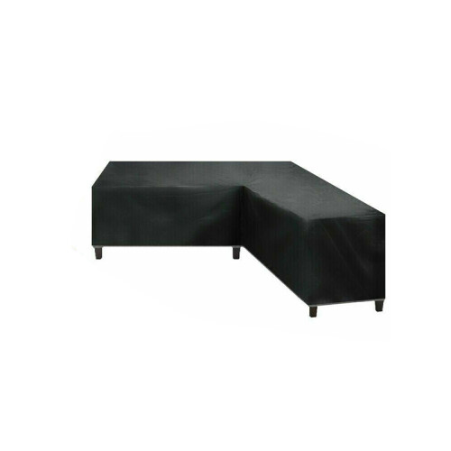 V-formet havemøbelovertræk 270x270x90cm - Sort Oxford