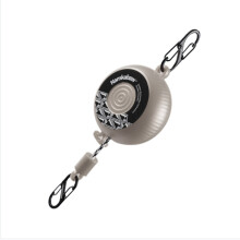 Outdoor Compact Hidden Retractable Clothesline Orange - 8m Hand-Crank No-Drill Portable Travel & Camping Clothesline Gray