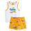 Coca Cola (Medium) Coca Cola Vest and Shorts Pyjama Set (Womens Orange) 1