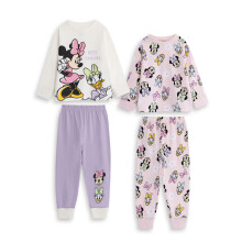 (18-24 Months) Disney Multi-Pack of 2 Long Sleeve Long Leg Pyjama Set (Girls Multicoloured)