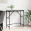 VidaXL vidaXL Console Table Black Oak 75 x 32 x 75 cm Engineered Wood 1