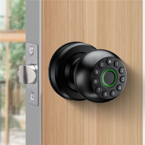 4X  Password Lock Fingerprint Door Lock App Remote Control Passcode Unlock Electronic Touchscreen Keypad Indoor 2