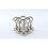 Magnetic Snap Hook 4-Pack — E-Type Snap Design with N38 Neodymium Magnet, 14kg Pull, Nickel-Plated Silver 6