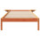 VidaXL vidaXL Bed Frame with Side Tables Wax Brown 80 x 210 cm 4