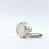Magnetic Snap Hook 4-Pack — E-Type Snap Design with N38 Neodymium Magnet, 14kg Pull, Nickel-Plated Silver 4