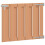 VidaXL vidaXL Gartentor 100 x 80 cm WPC und Aluminium Braun 1