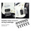 2Set 10,5 mm Gitarr Tremolo Bridge Sadlar för  Stratocaster Strat Telecaster Tele Elgitarr Tillbehör, Silver 6