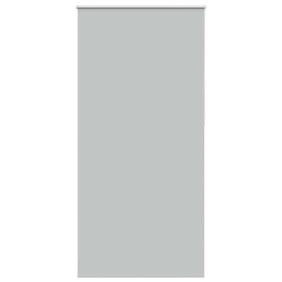 Vidaxl Roller Blind Blackout Light Grey 105X230 Cm Fabric Width 100.7 Cm Polyester