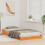 VidaXL vidaXL Bed Frame Wax Brown 90 x 190 cm Solid Pine Wood 3