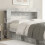 VidaXL vidaXL Headboard Cabinet with Storage Concrete Grey Engineered Wood 4