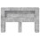 VidaXL vidaXL Headboard Cabinet with Storage Concrete Grey Engineered Wood 5