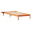 VidaXL vidaXL Bed Frame with Side Tables Wax Brown 90 x 220 cm 3