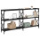 VidaXL vidaXL Console Table Black Oak 156 x 28 x 80.5 cm Engineered Wood 3