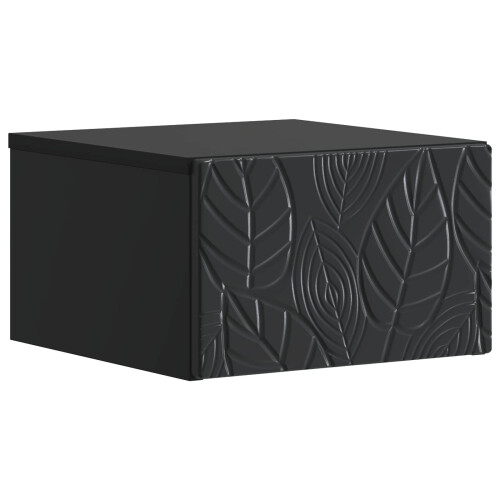 VidaXL vidaXL Wall-Mounted Side Table 2 pcs Black 34.5 x 33 x 20 cm 2