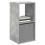 VidaXL vidaXL Bedside Table Concrete Grey 35 x 32 x 68.5 cm Engineered Wood 4