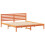 VidaXL vidaXL Bed Frame with Headboard Wax Brown 180 x 200 cm Solid Pine Wood 5