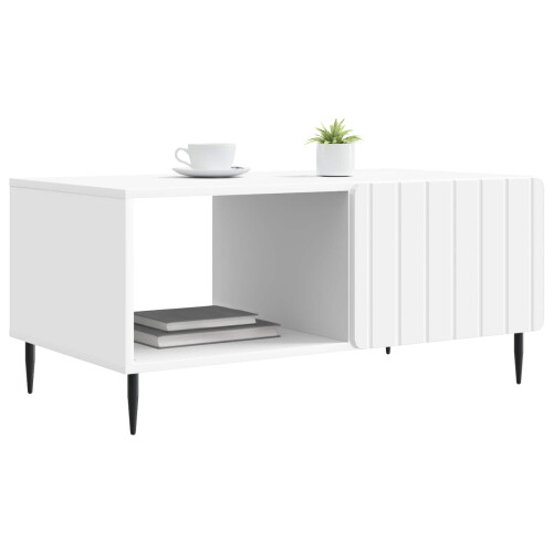 VidaXL vidaXL Coffee Table White 90 x 50 x 40 cm Engineered Wood 1