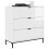 VidaXL vidaXL Sideboard High Gloss White 79.5 x 33 x 82 cm Engineered Wood 3