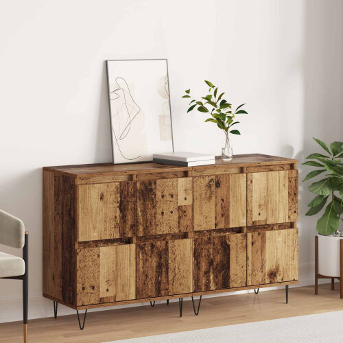 VidaXL vidaXL Sideboards 2 pcs Old wood