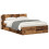VidaXL vidaXL Headboard Cabinet with Storage Old Wood Engineered Wood 4