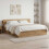 VidaXL vidaXL Headboard Cabinet with Storage Artisan Oak Engineered Wood 4