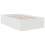 VidaXL vidaXL Bed Frame with Headboard White 135 x 190 cm Engineered Wood 5