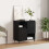 VidaXL vidaXL Sideboard Black Oak 60 x 35 x 70 cm 1