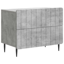 vidaXL Bedside Cabinet with Drawer Concrete Grey 62 x 34.5 x 49.5 cm
