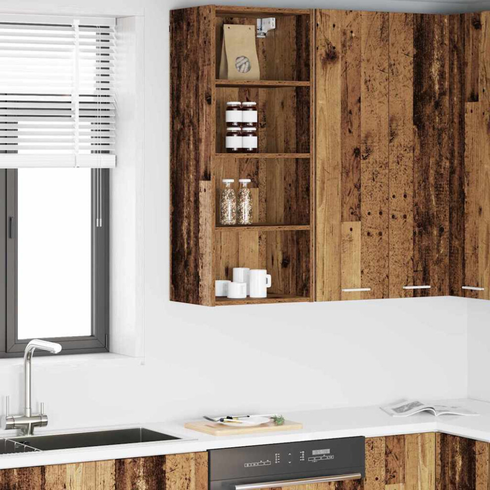 Vidaxl Hanging Cabinet Old Wood 40 X 29.5 X 100 Cm Engineered Wood 8721359453539