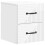 VidaXL vidaXL Wall-Mounted Bedside Cabinet with Drawer 2 pcs High Gloss White 2