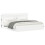 VidaXL vidaXL Headboard Cabinet with Storage White Engineered Wood 3