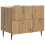 VidaXL vidaXL Bedside Cabinet Artisan Oak 62 x 34.5 x 49.5 cm Engineered Wood 3