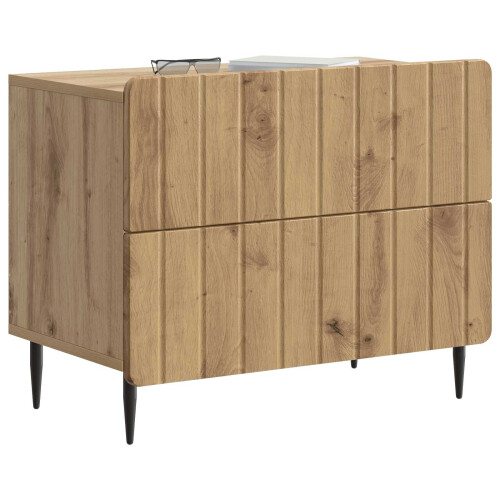 VidaXL vidaXL Bedside Cabinet Artisan Oak 62 x 34.5 x 49.5 cm Engineered Wood 2