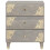 VidaXL vidaXL Bedside Cabinet Grey 50 x 33 x 62 cm Solid Mango Wood 4