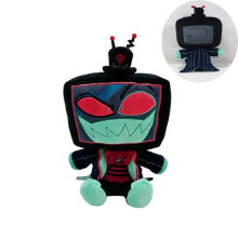30cm Hazbin Hotel Vox Anime Short Plush Stuffed Doll Pillow Doll Kid Gift