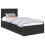 VidaXL vidaXL Bed Frame with Drawer Black 90 x 200 cm Engineer Wood 3