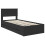 VidaXL vidaXL Bed Frame with Drawer Black 90 x 200 cm Engineer Wood 5