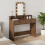 VidaXL vidaXL Dressing Table Brown 100 x 41 x 140 cm Engineered Wood 1